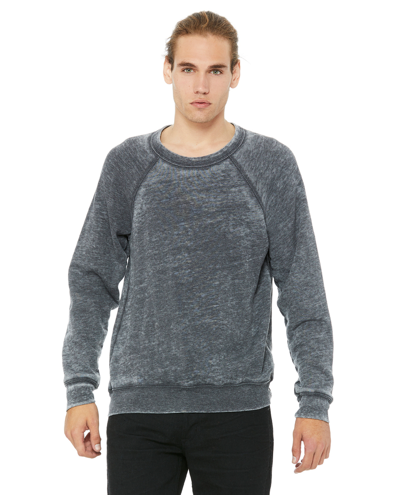 Bella + Canvas 3901 Unisex Sponge Fleece Crewneck Sweatshirt Front Fullsize"