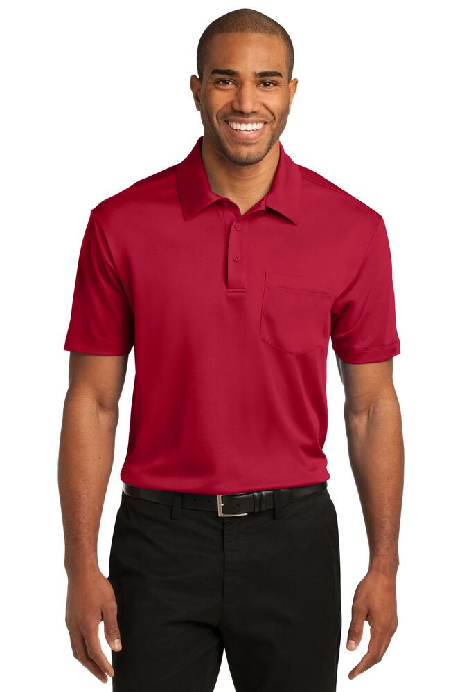 Port Authority K540P Silk Touch™ Performance Pocket Polo Front Fullsize"