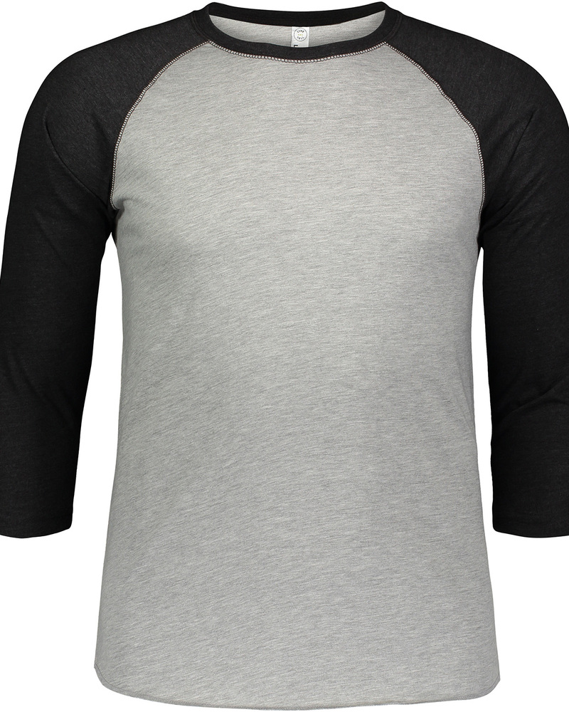 lat 6930 men's baseball t-shirt Front Fullsize