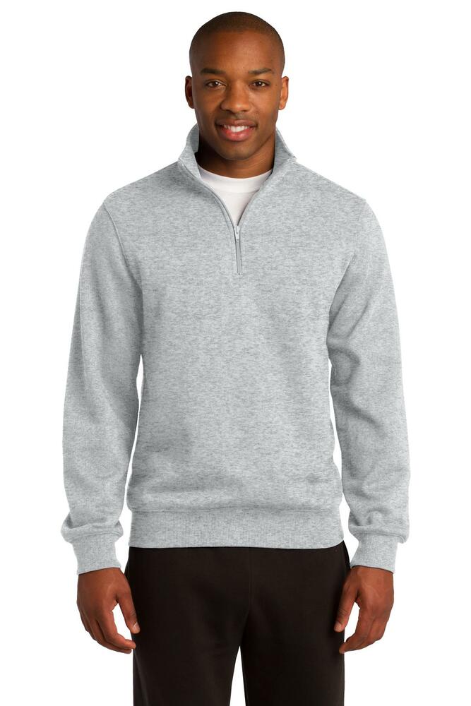 sport-tek tst253 tall 1/4-zip sweatshirt Front Fullsize