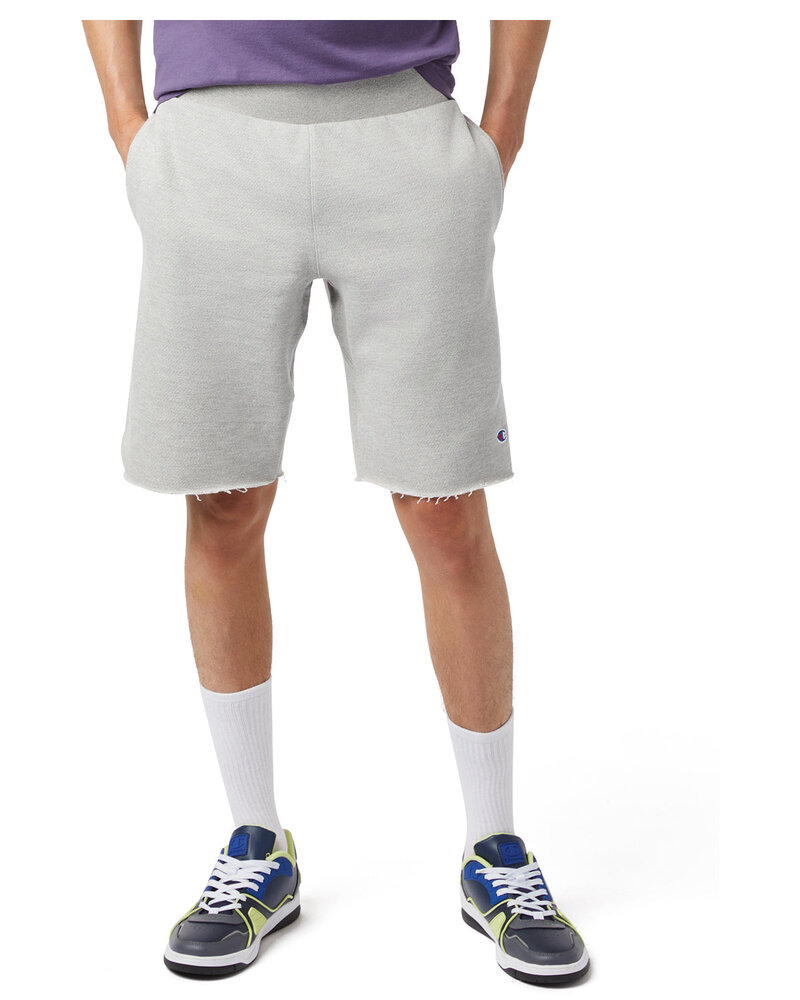 champion c8180 men's cotton gym short with pockets Front Fullsize