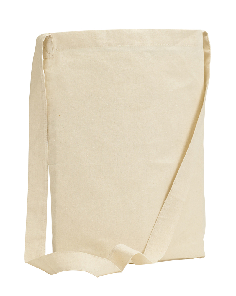 bagedge be056 6 oz. canvas sling tote Front Fullsize