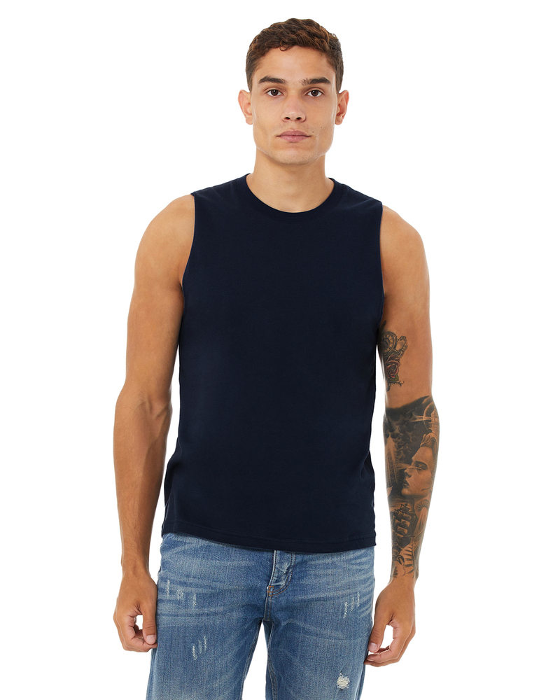 Bella + Canvas 3483 Unisex Jersey Muscle Tank Front Fullsize"