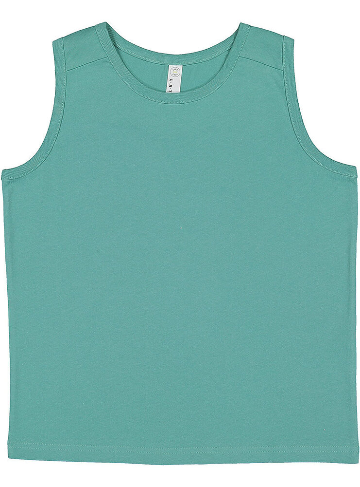 LAT 6123 Youth Fine Jersey Tank Front Fullsize"