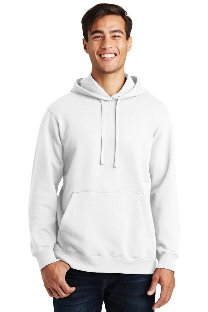 port & company pc850h fan favorite fleece pullover hooded sweatshirt Front Fullsize