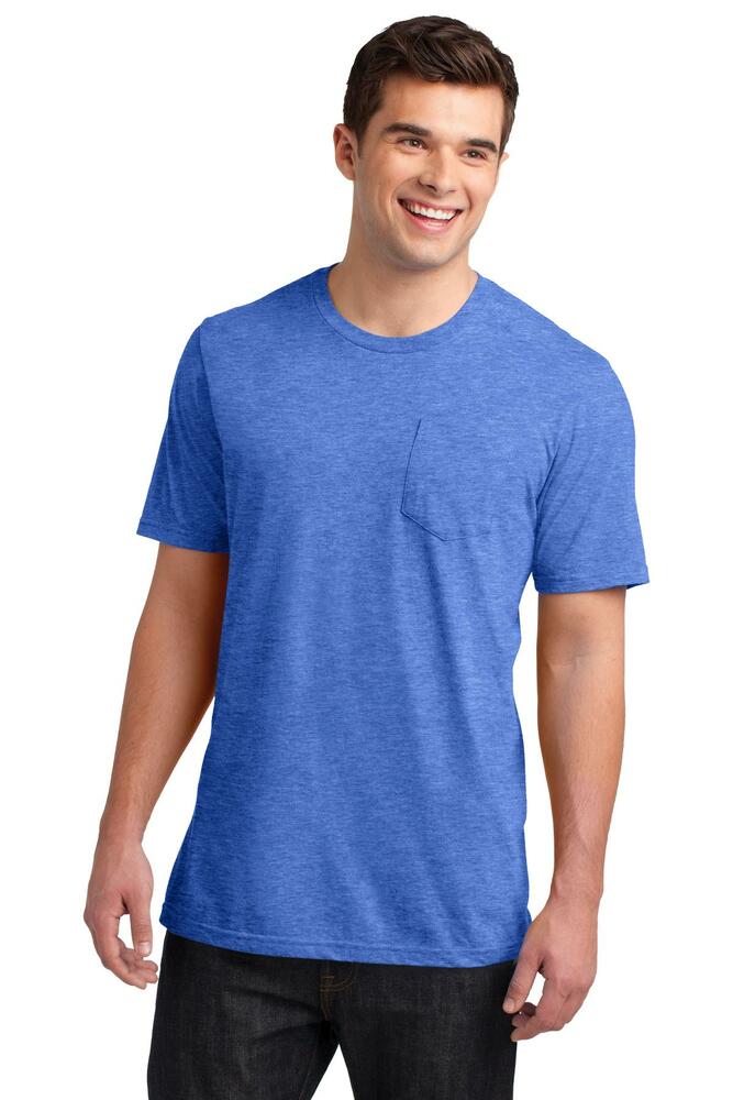 District DT6000P Very Important Tee ® with Pocket Front Fullsize"