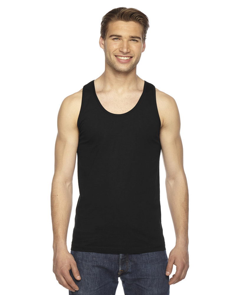 American Apparel 2408W Unisex Fine Jersey Tank Navy Xs