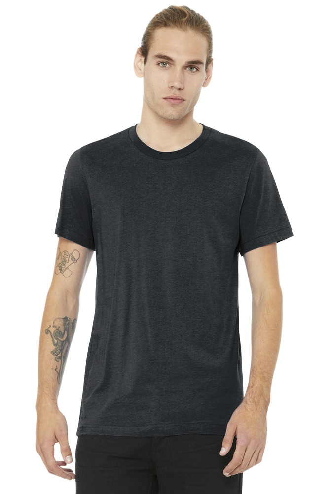 bella + canvas 3001cvc unisex heather cvc short sleeve t-shirt Front Fullsize