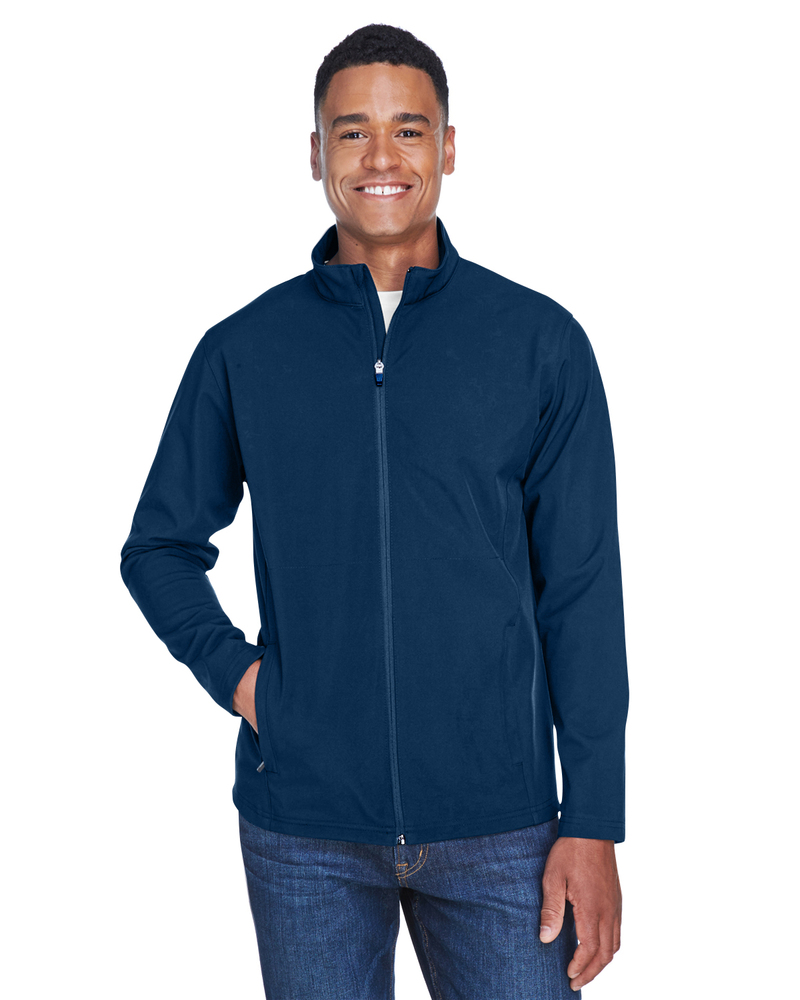 Team 365 TT80 Men's Leader Soft Shell Jacket Front Fullsize"