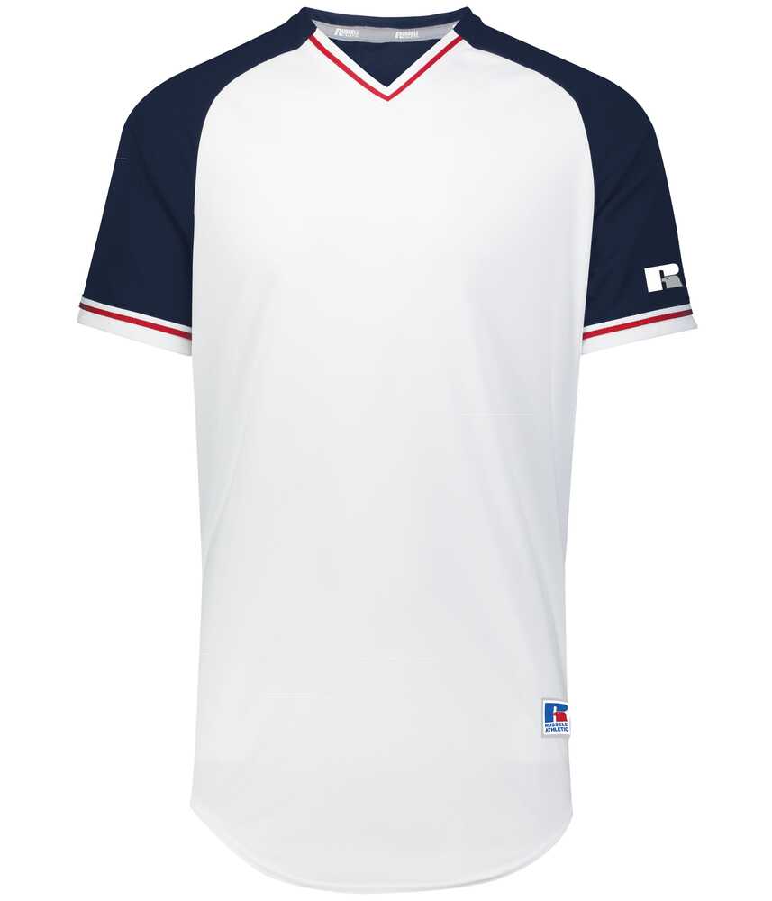 Russell Athletic R01X3M Classic V-Neck Jersey Front Fullsize"