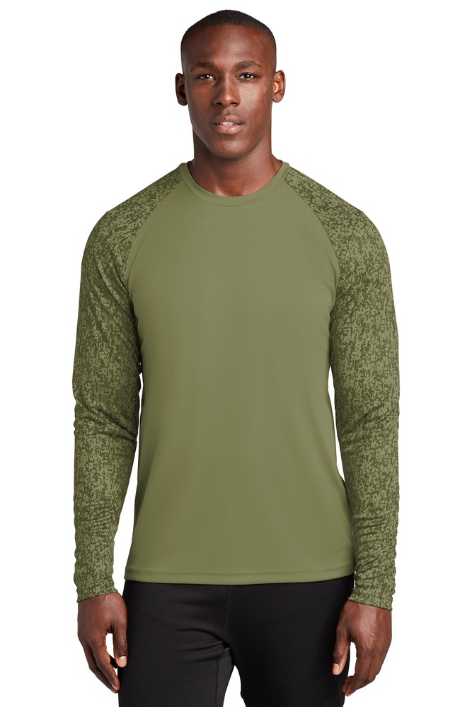 Sport-Tek ST460LS Long Sleeve Digi Camo Tee Front Fullsize"