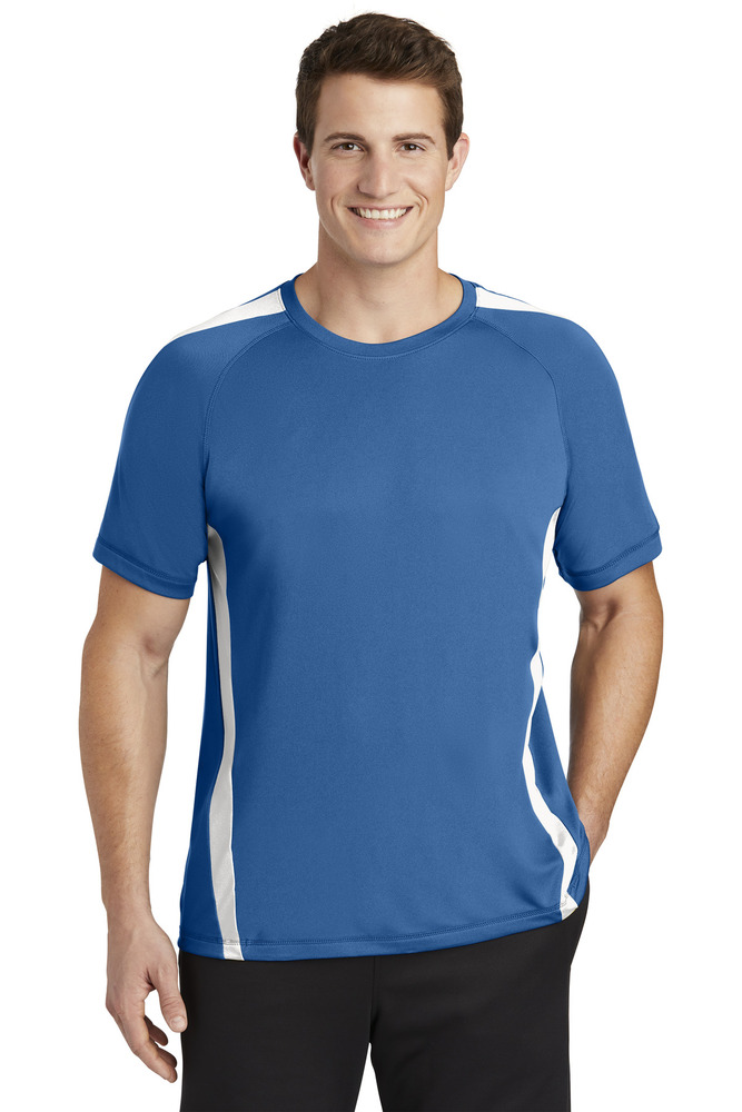 sport-tek st351 colorblock posicharge ® competitor™ tee Front Fullsize