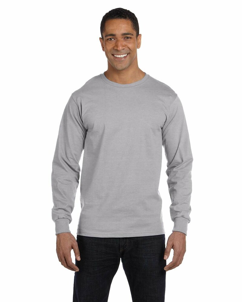 Gildan G840 Adult 50/50 Long-Sleeve T-Shirt Front Fullsize"