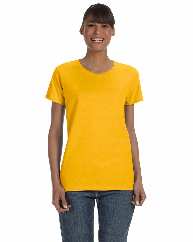gildan g500l ladies' heavy cotton™ t-shirt Front Fullsize