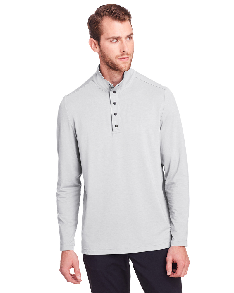 North End NE400 Men's Jaq Snap-Up Stretch Performance Pullover Front Fullsize"