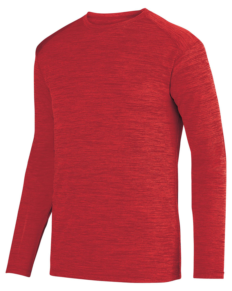 Augusta Sportswear 2903 Shadow Tonal Heather Long Sleeve Tee Front Fullsize"