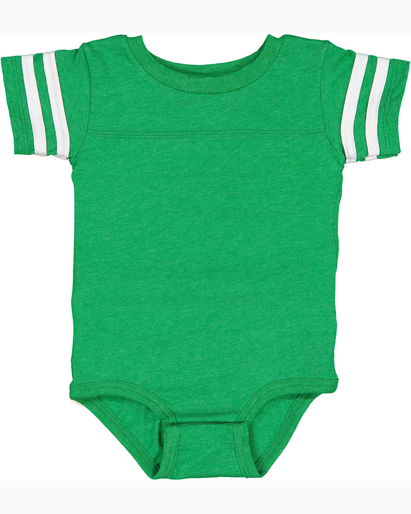 Rabbit Skins 4437 Infant Football Bodysuit Front Fullsize"