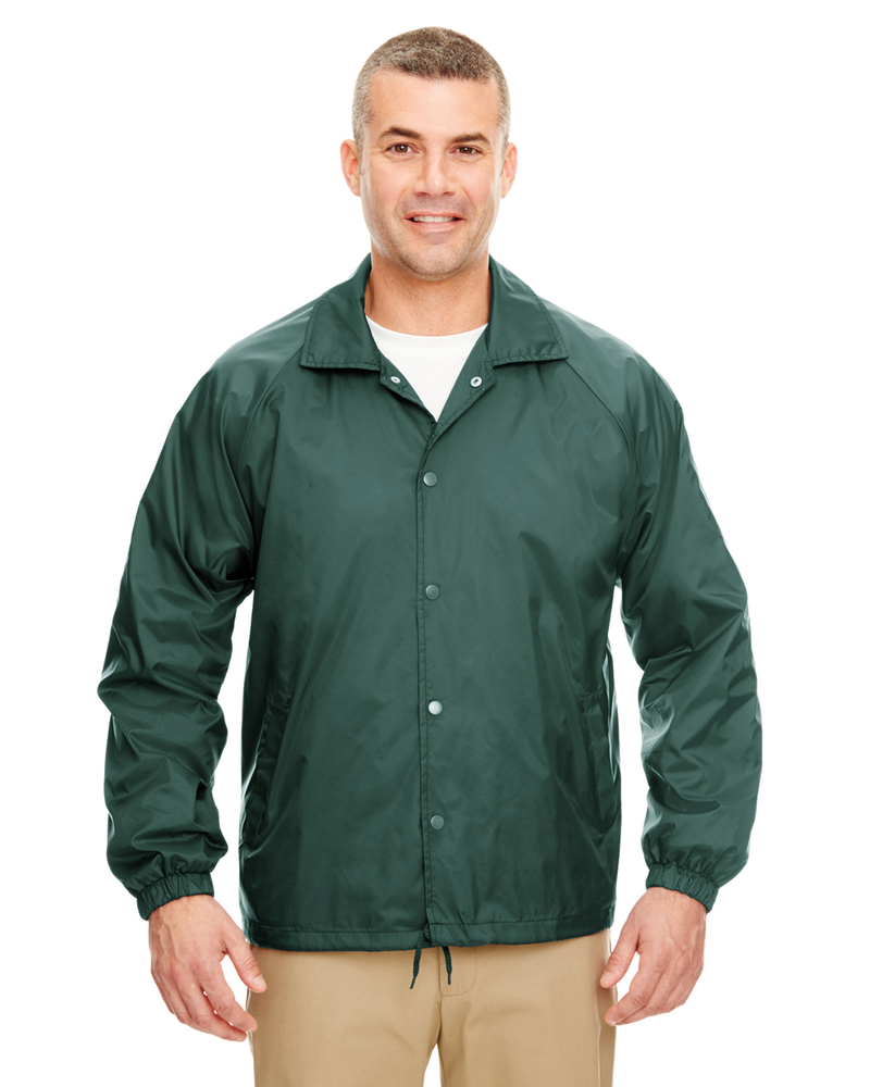 ultraclub 8944 adult nylon coaches' jacket Front Fullsize