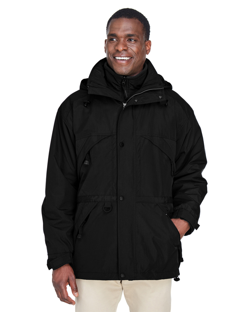 North End 88007 | Adult 3-in-1 Parka with Dobby Trim | ShirtSpace