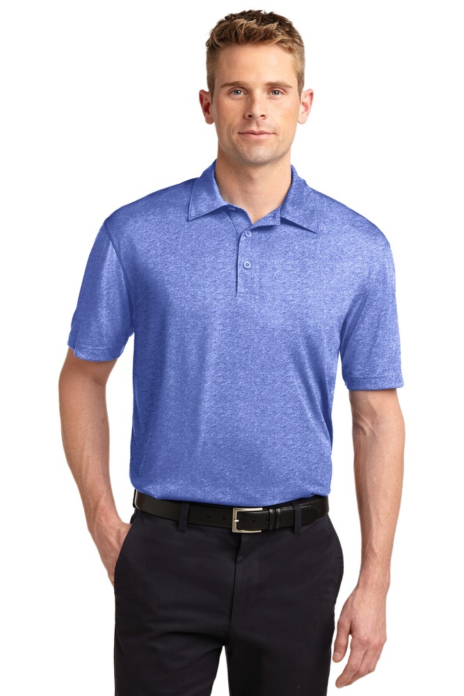 Sport-Tek ST660 Heather Contender™ Polo Front Fullsize"