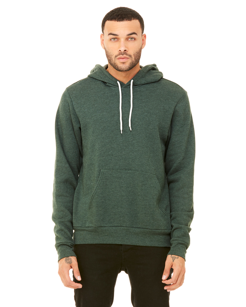 Bella + Canvas 3719 Unisex Sponge Fleece Pullover Hoodie Front Fullsize"