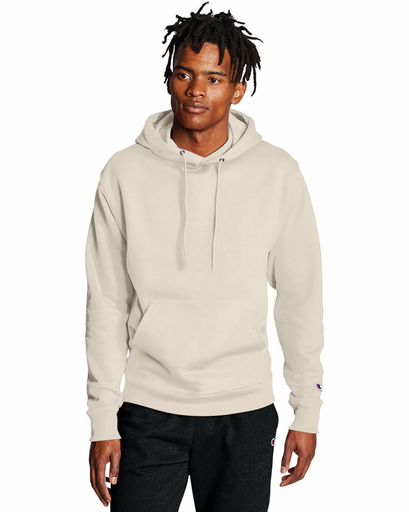 Champion S700 Adult Powerblend® Pullover Hooded Sweatshirt Front Fullsize"