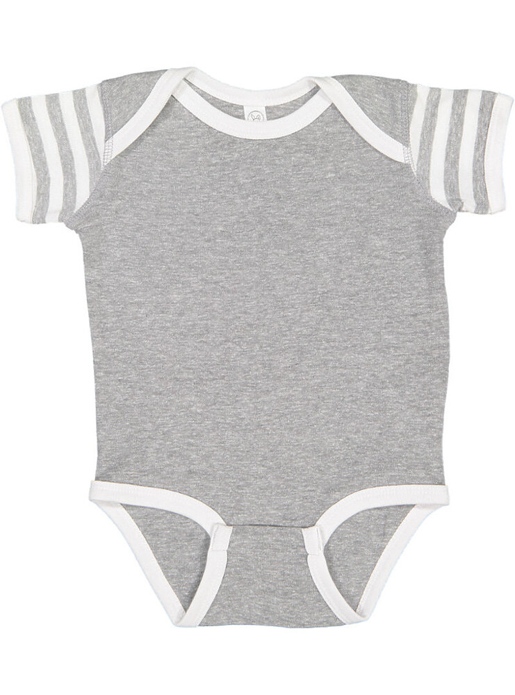 Rabbit Skins 4400 Infant Baby Rib Bodysuit Front Fullsize"