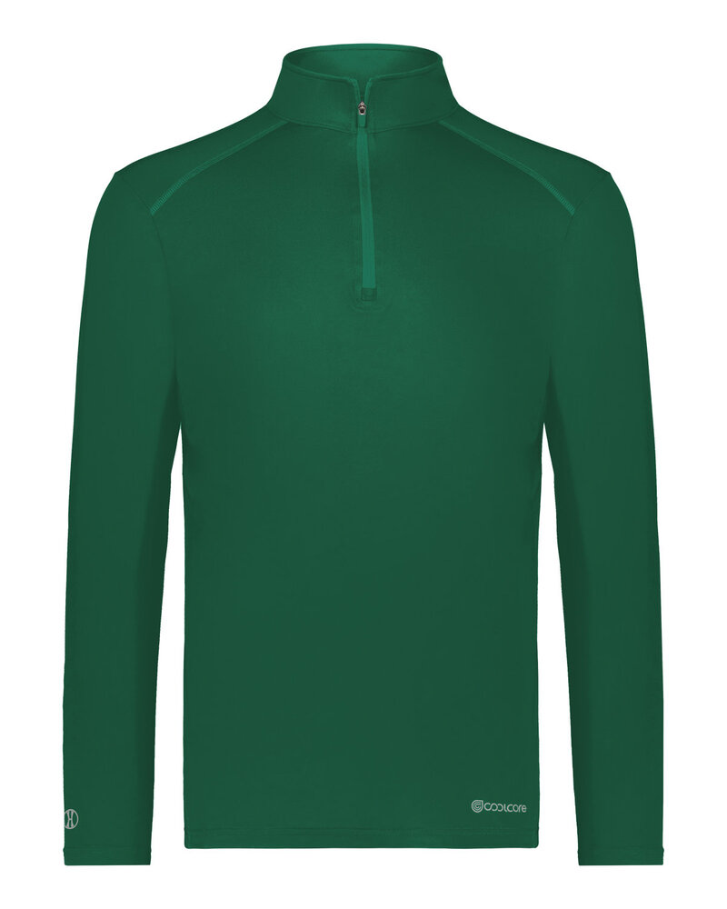Holloway 222140 Adult Quarter-Zip Pullover Powered by Coolcore Front Fullsize"