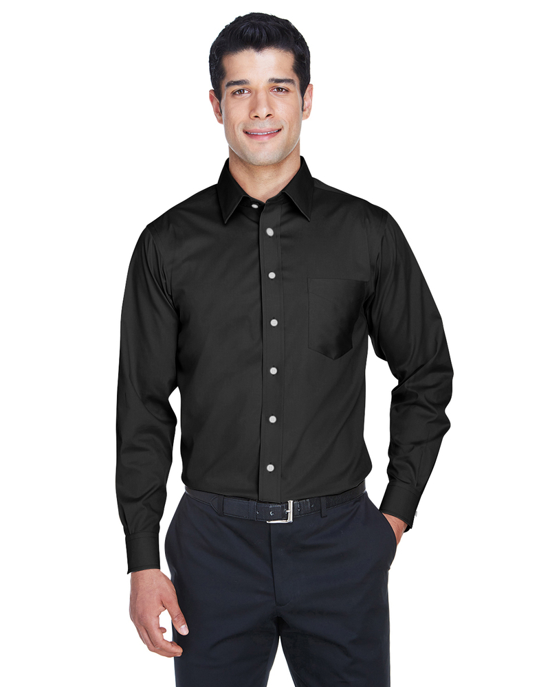 Devon & Jones DG530T Men's Tall Crown Woven Collection™ Solid Stretch Twill Front Fullsize"