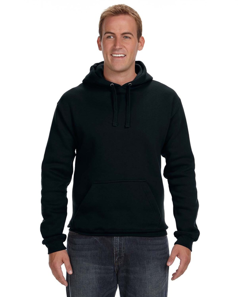 j america ja8824 adult premium fleece pullover hood Front Fullsize