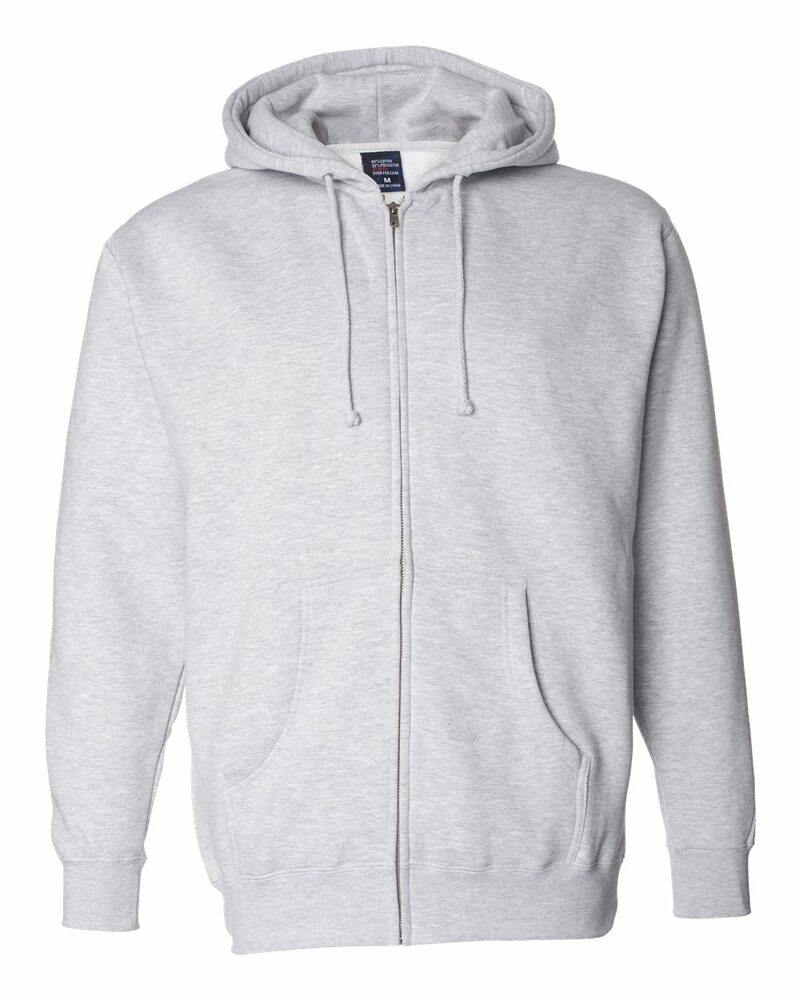 Independent Trading Co. IND4000Z Heavyweight Full-Zip Hooded Sweatshirt Front Fullsize"