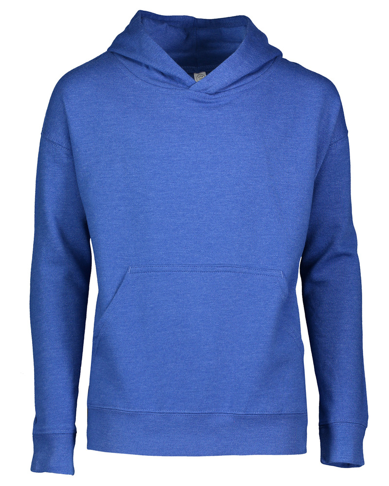 LAT 2296 Youth Pullover Fleece Hoodie Front Fullsize"