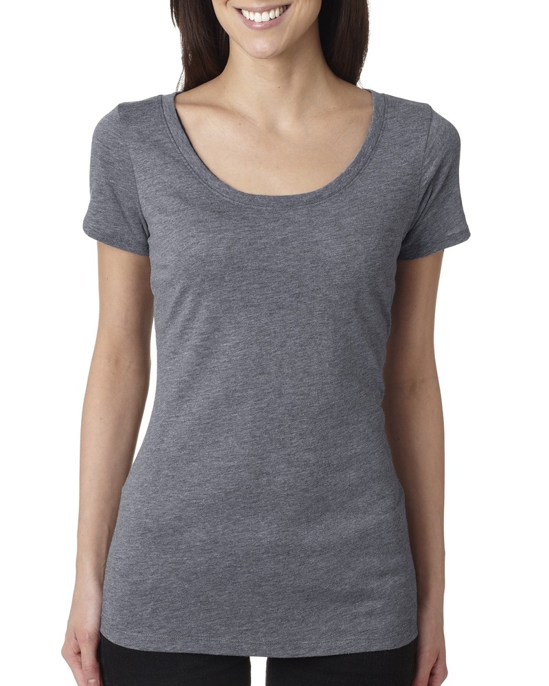 Next Level 6730 Ladies' Triblend Scoop Front Fullsize"