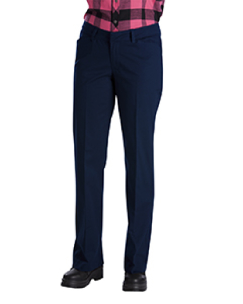 dickies fp321 ladies' relaxed straight stretch twill pant Front Fullsize