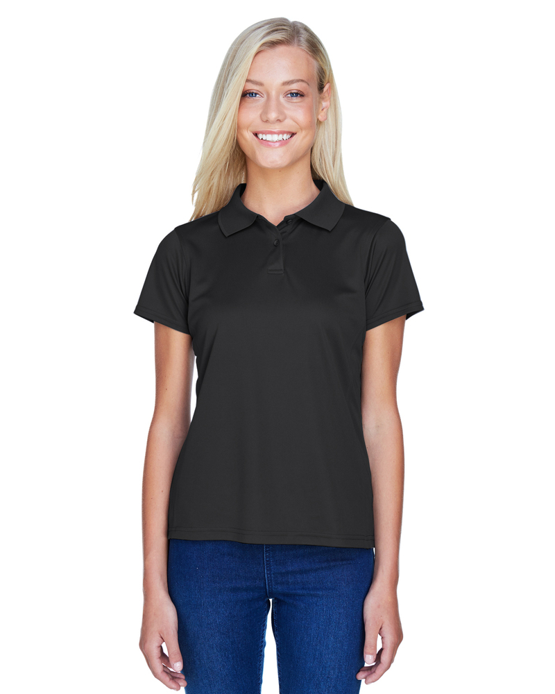 harriton m315w ladies' 4 oz. polytech polo Front Fullsize