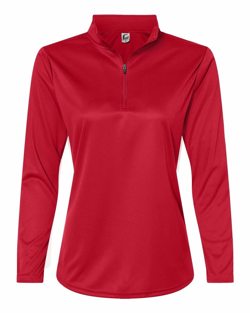 C2 Sport 5602 Women's Quarter-Zip-Pullover Sweatshirt