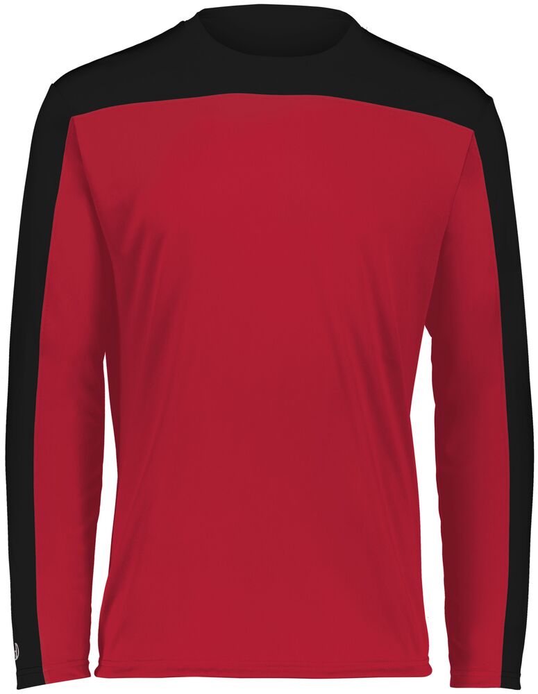 Holloway 223602 Youth Momentum Team Long Sleeve Tee Front Fullsize"