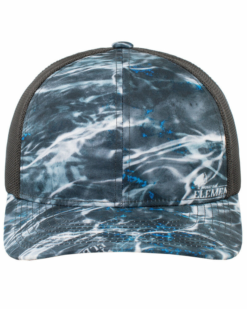 pacific headwear 107c mossy oak® trucker snapback Front Fullsize