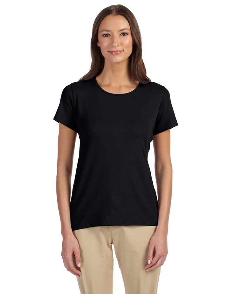 Devon & Jones DP182W Ladies' Perfect Fit™ Shell T-Shirt Front Fullsize"