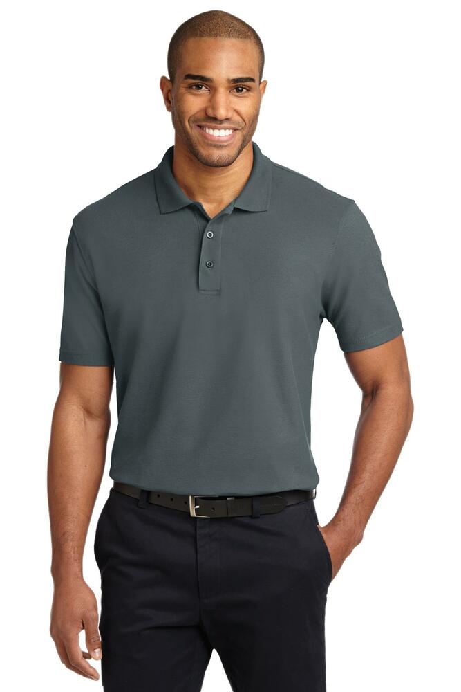 port authority tlk510 tall stain-release polo Front Fullsize