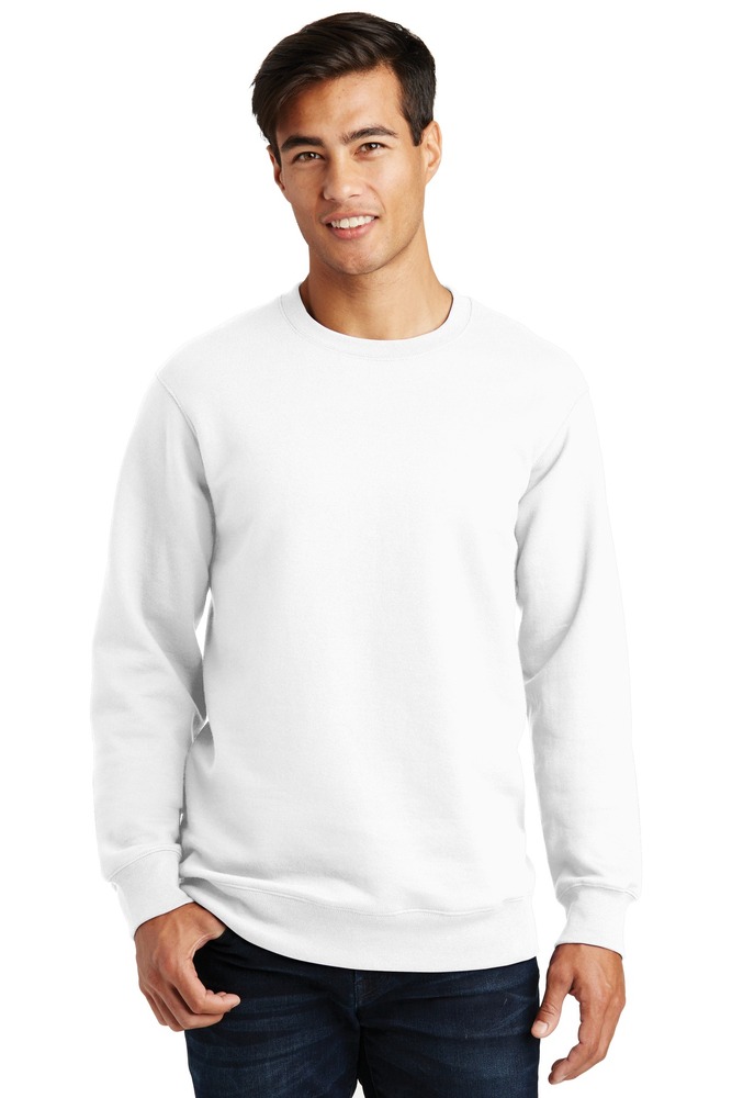 port & company pc850 fan favorite fleece crewneck sweatshirt Front Fullsize