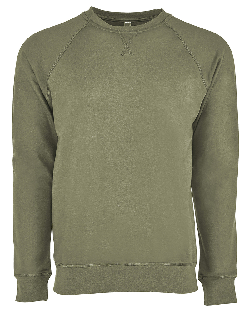 next level n9000 unisex laguna french terry raglan sweatshirt Front Fullsize
