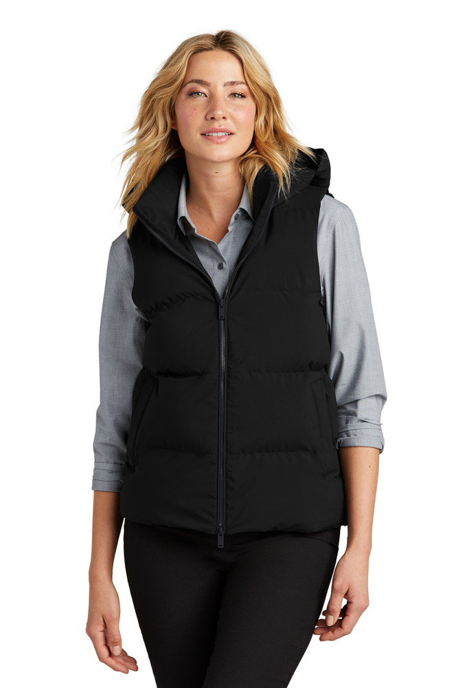 mercer+mettle mm7217 women's puffy vest Front Fullsize