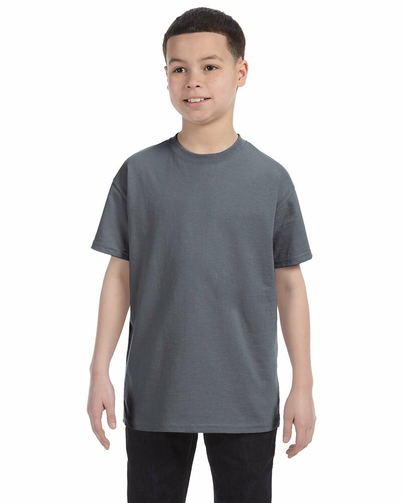Gildan G500B Youth Heavy Cotton™ T-Shirt Front Fullsize"