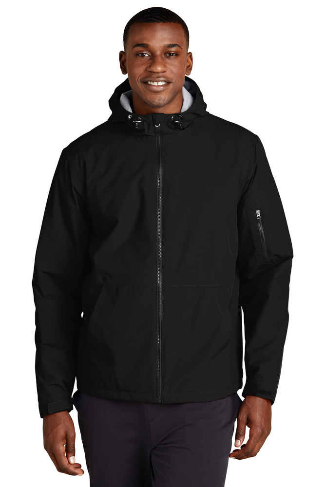 sport-tek jst56 waterproof insulated jacket Front Fullsize