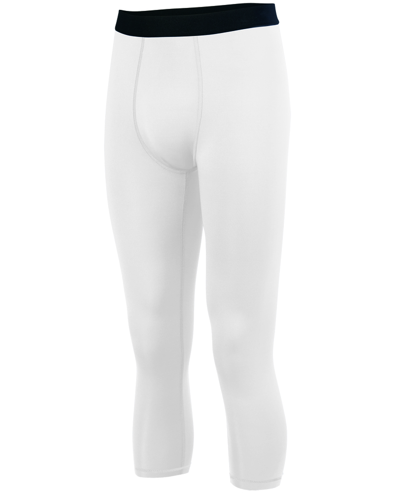 augusta sportswear ag2618 men's hyperform compression calf length tight Front Fullsize