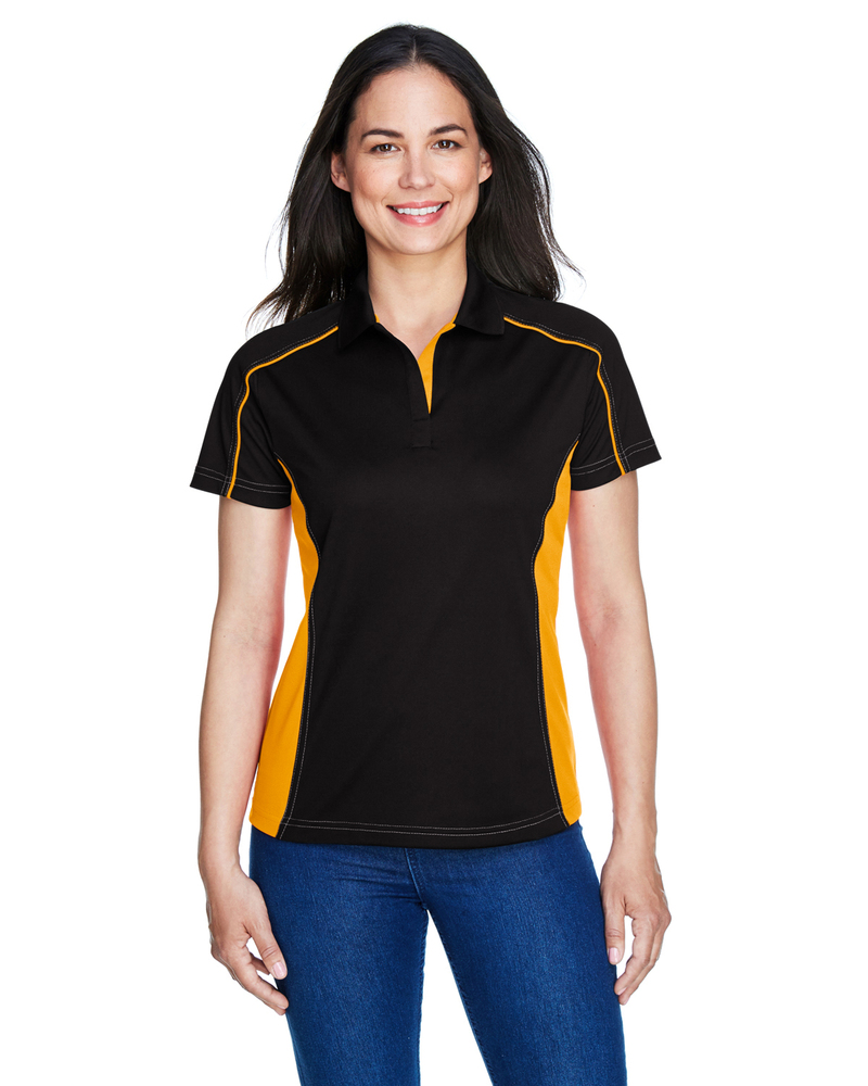 extreme 75113 ladies' eperformance™ fuse snag protection plus colorblock polo Front Fullsize