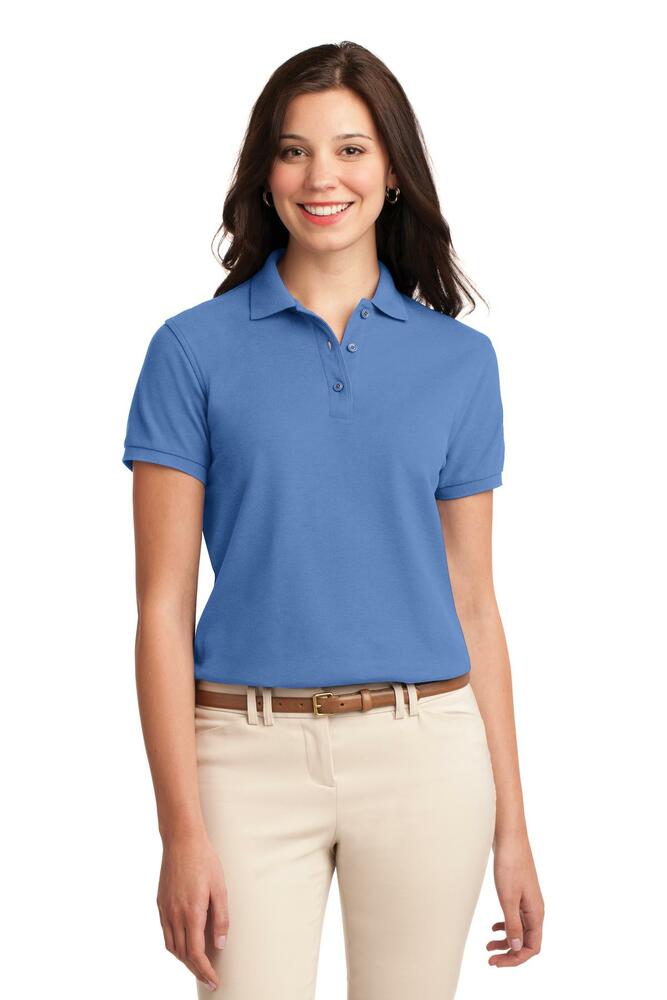 Port Authority L500 Ladies Silk Touch™ Polo Front Fullsize"