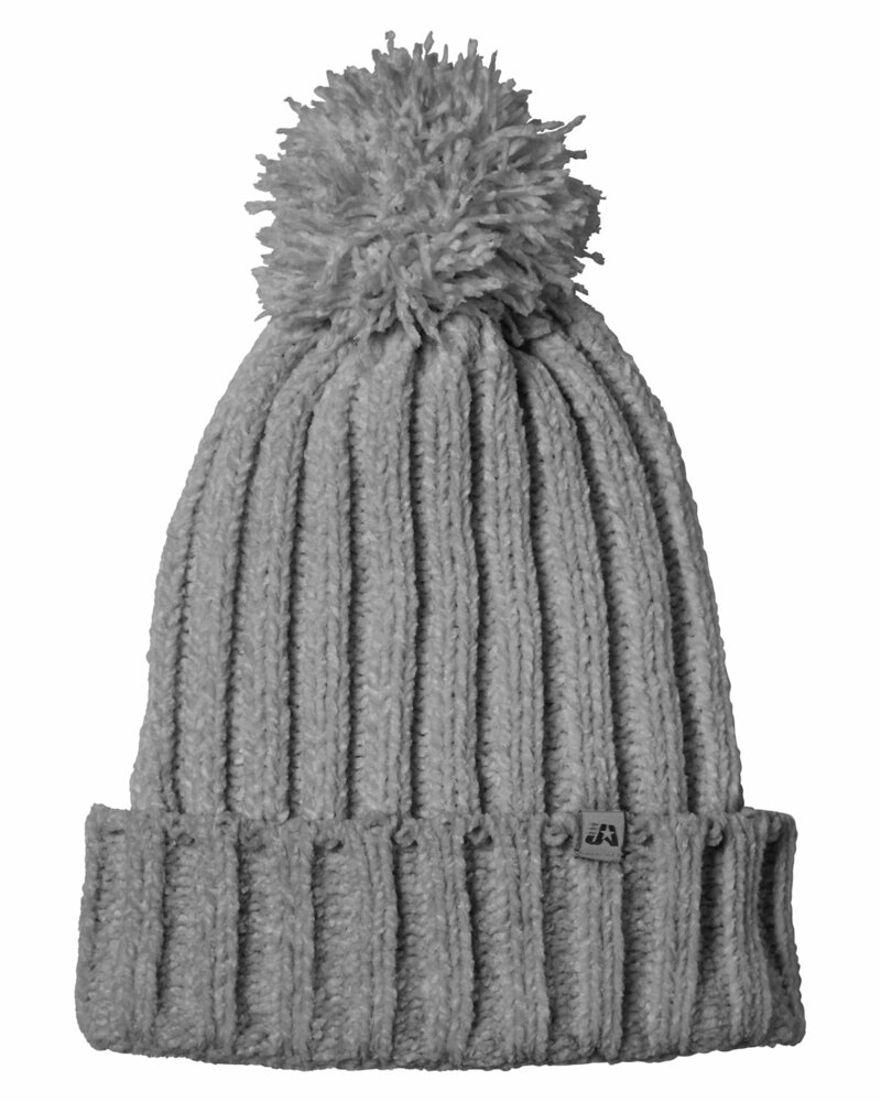 j america 5008ja cushy knit hat Front Fullsize