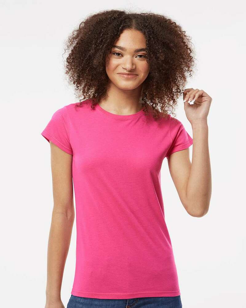 Gildan G640L Ladies' Softstyle® Fitted T-Shirt Front Fullsize"